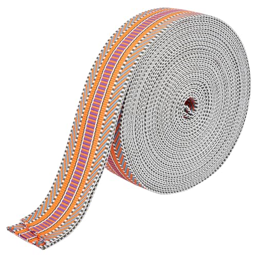 ANATTASOUL Nylon Gurtband 1.56cm 381 m Jacquard Baumwoll Gurtband Gurtband Sicherheitsgurtband Polyester Gurtband Zum Basteln Haustierhalsbänder Leinen Rucksackgurt 1/2mm (10)(2) cm von ANATTASOUL