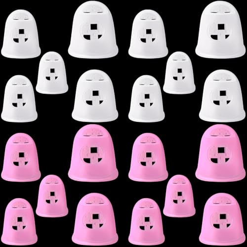 ANCIRS Fingerspitzen aus Gummi, 5 Größen, Fingerspitzenschutz-Pads, Fingerhut-Fingerspitzen-Abdeckung, atmungsaktive Fingerhut-Fingergriffe zum Sortieren von Papier, Geldzählen, Handnähen (Rosa, ANCIRS Fingerspitzen aus Gummi, 5 Größen, Fingerspitzenschutz-Pads, Fingerhut-Fingerspitzen-Abdeckung, atmungsaktive Fingerhut-Fingergriffe zum Sortieren von Papier, Geldzählen, Handnähen (Rosa, von ANCIRS