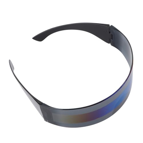 ANDRESLAD 2st Glas Für Tanzpartys Requisiten Trendige Brille Futuristische Brille Futuristische Sonnenbrille Beschichtete Gläser Mode Brille Tanzparty Partybrille Lustige Tanzbrille Grey von ANDRESLAD