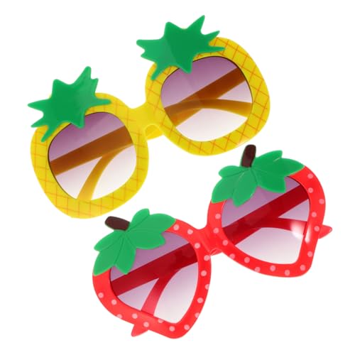 ANDRESLAD 2st Partykleid Brille Neujahrsparty-brillen Lustige Weihnachtsbrille Fotokabine Requisiten Brille Lustige Hawaiianische Sonnenbrille Fotoautomat Für Geburtstagsfeiern Plastik von ANDRESLAD