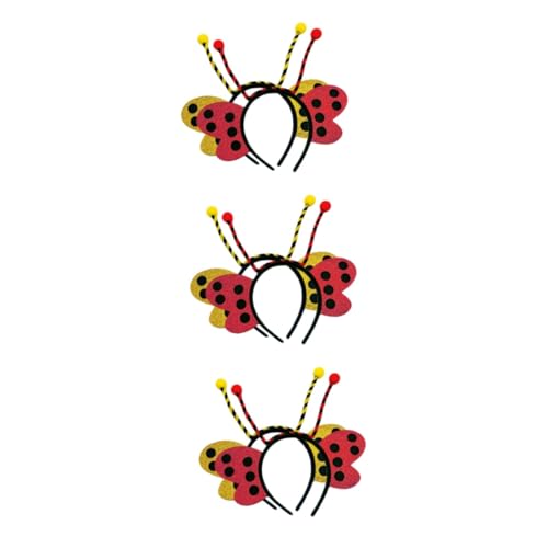 ANDRESLAD 6 Stk Schmetterlingsbienen-Stirnband Bienenstirnbänder für Frauen kinder stirnbänder Haarreifen Haarband kinder haarschmuck tier haarreif Cosplay-Kopfschmuck Haarschmuck für Kinder von ANDRESLAD