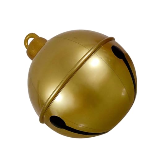 ANDRESLAD Ballonglocken weihnachtsfeier luftballons aufblasbarer Jumbo-Ball dekorativer Kugelschmuck Feiertagsballon PVC-Ballon Partyballon Partyzubehör Party-Layout-Ballon Golden von ANDRESLAD