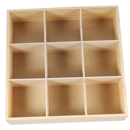 ANDRESLAD Kasten aus Holz Veranstalter Make-up-Organizer storage boxes aufbwahrungs-box holzkiste schmuckschatulle Schmuckständer aus Holz Schmuckkästchen für Damen aus Holz von ANDRESLAD