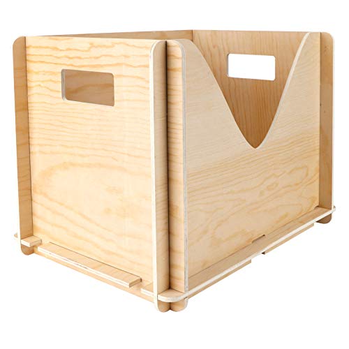 ANGGREK Holzkiste, Aufbewahrungsbox, Schreibtisch-Organizer aus Holz für das Heimbüro, Schubladenschreibtisch von ANGGREK