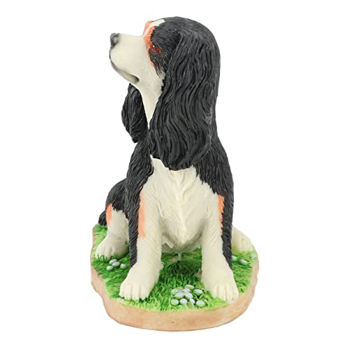 ANGGREK Jagdhund-Figur, Sicheres Harz-Hundehund-Modell, Spielzeug, Große Augen, Realistische Figur für Heimdekoration von ANGGREK