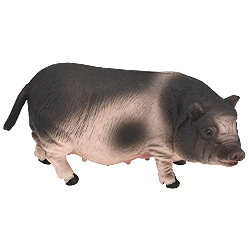 Bauernhof-Schwein-Modell, Mini-Schwein-Modell für Partyzubehör für Kuchendekorationen für Geburtstags- und Weihnachtsgeschenke (127-447 Vietnamesisches Schweinewarzenschwein) von ANGGREK