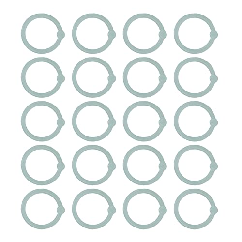 Binder-Ringe, Kunststoff-Binder-Ringe, Visitenkarten, Rundes Loch für Klassenzimmer, Büro und Zuhause (#5) von ANGGREK
