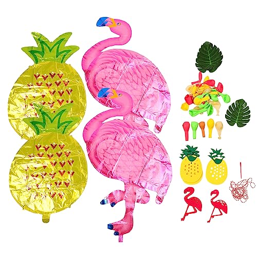 Flamingo-Ballon-Set, Buntes Party-Ballon-Set Im Sommer-Stil, Niedliche Form für Party von ANGGREK