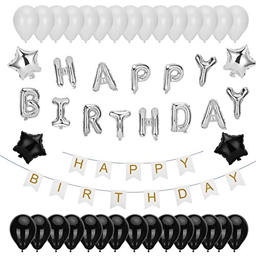 Geburtstagsdekorationen, Partydekoration, Geburtstagsfeierkarten-Luftballons, für Heimdekoration von ANGGREK