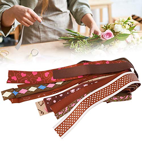 Geschenkband, Geschenkpapierband Weihnachtsband, für DIY Dekoration Party Hochzeit (Khaki-Serie 6) von ANGGREK