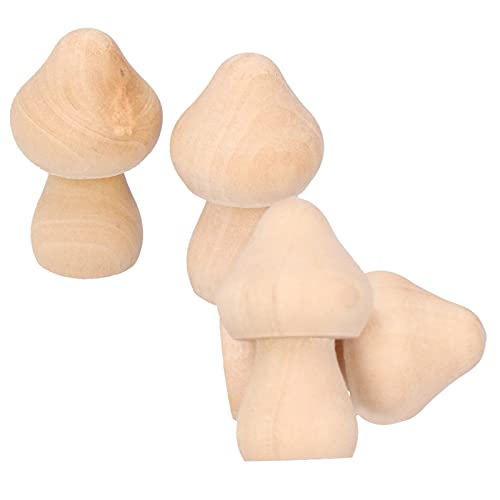 Holzpilz, Glatte und Leichte Pilzornamente für Zuhause, Bemaltes Spielzeug für, Ornamente von ANGGREK