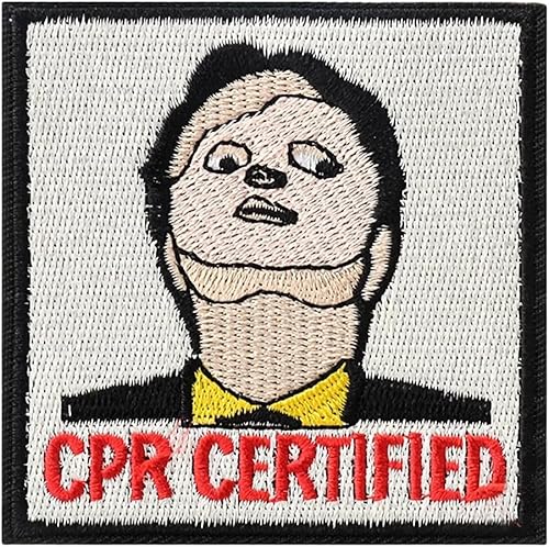 CPR-zertifizierter Moral-Patch, Stickerei-Patch-Set zum Aufnähen/Aufbügeln auf Jacken, Jeans, Hüten, Rucksäcken, Socken (Orange, 10 Stück) von ANJIE + ASH