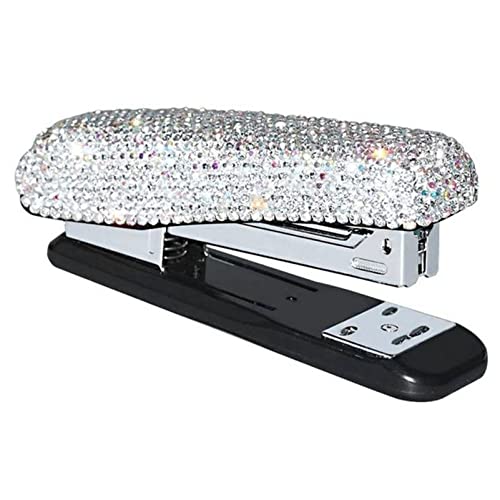 ANKCASE Hefter Diamantkristall handgefertigter Bling blendender Hefter for Büro, Schule, oder Zuhause Klammerloser Hefter von ANKCASE