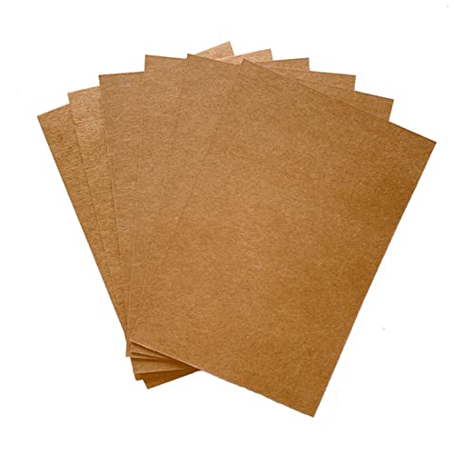 ANKCASE Postkarte Geburtstag 100 großhandel Leere postkarten schwarz Leder weiß Karte beschriftung Retro Schreibwarenbuchstaben 14 * 10 cm Postkarte Weihnachten(Kraft Brown) von ANKCASE