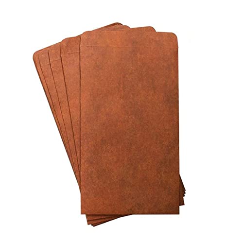 ANKCASE Postkarte Geburtstag 20 Stücke Vintage Kraftpapier Umschlag Postkarte Einladungskarte Dekoration Umschlag Kleinpapier Schulbüro Liefert Brief Postkarte Weihnachten(Brown) von ANKCASE