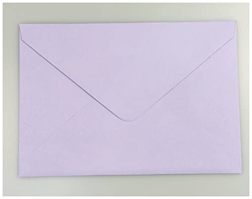 Postkarte Geburtstag 25x Papierumschläge schimmern graue Perllegierende Glitzerumschläge for DIY. Postkarte / Karte Hochzeits-Einladungsgeschenk-Verpackungsumschlag Postkarte Weihnachten(Light purple von ANKCASE