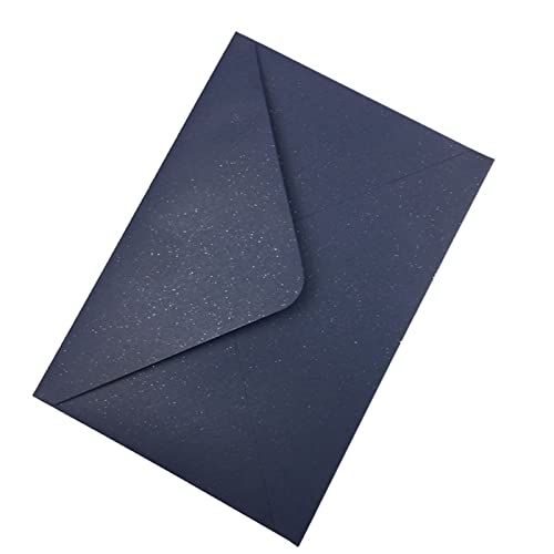 Postkarte Geburtstag 25x Papierumschläge schimmern graue Perllegierende Glitzerumschläge for DIY. Postkarte / Karte Hochzeits-Einladungsgeschenk-Verpackungsumschlag Postkarte Weihnachten(Navy pearl,13 von ANKCASE