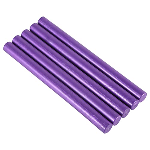 ANKROYU 10 Farben 5 Stück Wachssiegelstäbchen, buntes Siegelwachs, Siegelstempel-Wachsstäbchen, Siegelwachsstäbchen für Stempel-Manuskript-Buchstaben (Purple) von ANKROYU