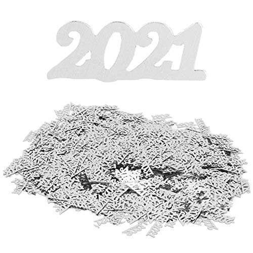 ANKROYU Konfetti-Dekorationen 2021, Neujahrs-Glitzer-Ornament, exquisites Papierhandwerk für Hochzeitsfeiern, Tischdekoration, 25 x 10 mm, 102 g Packung ANKROYU Konfetti-Dekorationen 2021, Neujahrs-Glitzer-Ornament, exquisites Papierhandwerk für Hochzeitsfeiern, Tischdekoration, 25 x 10 mm, 102 g Packung von ANKROYU