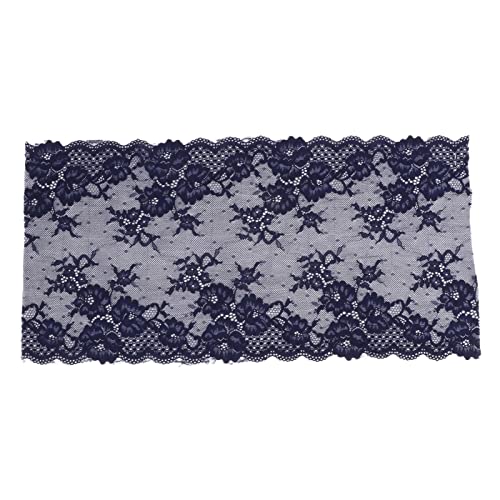 ANKROYU Vintage-Spitzenband, selbstklebendes dekoratives Band, handgefertigte elastische breite Spitze, Vintage-dekorative Spitze, Blumenband zum Nähen, Basteln, Dekorieren (Royalblue) von ANKROYU