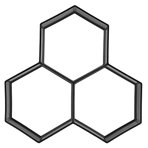 Pflastern Pflasterbetonschimmel Sprungbraune Schimmelpilze Garten Rasenweg Pfad Gehen Geometrisches Muster Haltbar wiederverwendbares Kunststoffmaterial Schwarz Größe 36x3x4cm Pflastern Pflasterbetonschimmel Sprungbraune Schimmelpilze Garten Rasenweg Pfad Gehen Geometrisches Muster Haltbar wiederverwendbares Kunststoffmaterial Schwarz Größe 36x3x4cm von ANKROYU
