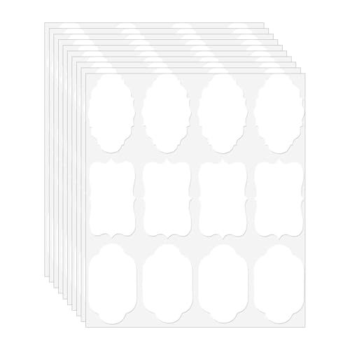 120pcs Papieretikettaufkleber Mit Ausgefallenen Formspeicherbox Etiketten Für Hausgemachte Artikel Ätherische Ölflaschen Und Gläser von ANMITI