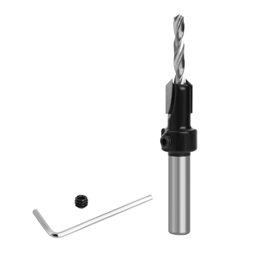 8/10 Mm Schaft Countersink Bohrer Bit Hochgeschwindigkeit Stahlbohrer Bitlochschneider Für Holzbearbeitungsschrauben Holz Plastikzubehör von ANMITI