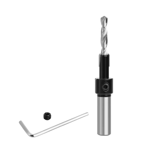 8/10 Mm Schaft Countersink Bohrer Bit Hochgeschwindigkeit Stahlbohrer Bitlochschneider Für Holzbearbeitungsschrauben Holz Plastikzubehör von ANMITI