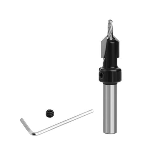 8/10 Mm Schaft Countersink Bohrer Bit Hochgeschwindigkeit Stahlbohrer Bitlochschneider Für Holzbearbeitungsschrauben Holz Plastikzubehör von ANMITI