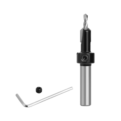 8/10 Mm Schaft Countersink Bohrer Bit Hochgeschwindigkeit Stahlbohrer Bitlochschneider Für Holzbearbeitungsschrauben Holz Plastikzubehör von ANMITI