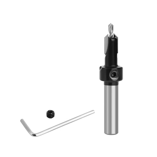 8/10 Mm Schaft Countersink Bohrer Bit Hochgeschwindigkeit Stahlbohrer Bitlochschneider Für Holzbearbeitungsschrauben Holz Plastikzubehör von ANMITI