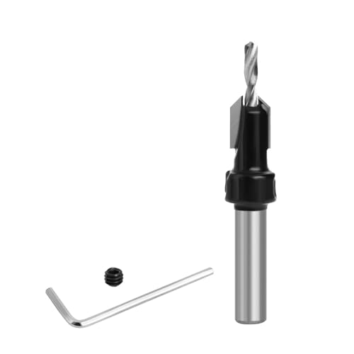 8/10 Mm Schaft Countersink Bohrer Bit Hochgeschwindigkeit Stahlbohrer Bitlochschneider Für Holzbearbeitungsschrauben Holz Plastikzubehör von ANMITI