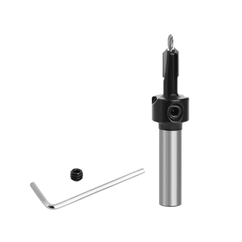 8/10 Mm Schaft Countersink Bohrer Bit Hochgeschwindigkeit Stahlbohrer Bitlochschneider Für Holzbearbeitungsschrauben Holz Plastikzubehör von ANMITI