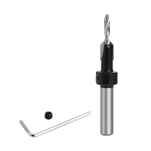 8/10 Mm Schaft Countersink Bohrer Bit Hochgeschwindigkeit Stahlbohrer Bitlochschneider Für Holzbearbeitungsschrauben Holz Plastikzubehör von ANMITI