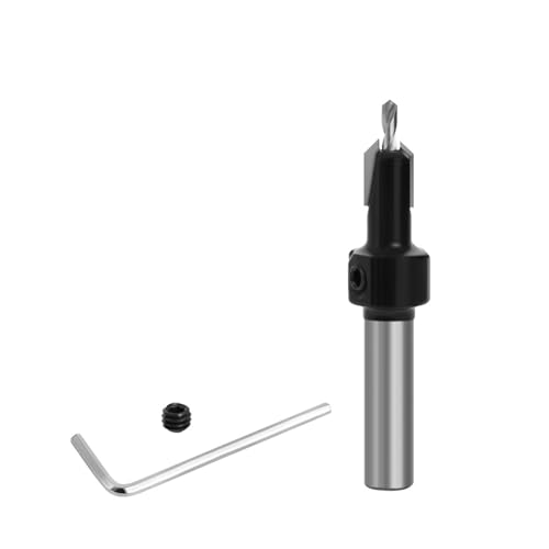 8/10 Mm Schaft Countersink Bohrer Bit Hochgeschwindigkeit Stahlbohrer Bitlochschneider Für Holzbearbeitungsschrauben Holz Plastikzubehör von ANMITI