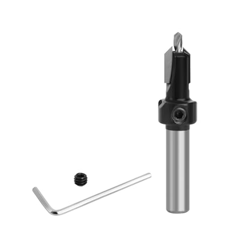 8/10 Mm Schaft Countersink Bohrer Bit Hochgeschwindigkeit Stahlbohrer Bitlochschneider Für Holzbearbeitungsschrauben Holz Plastikzubehör von ANMITI