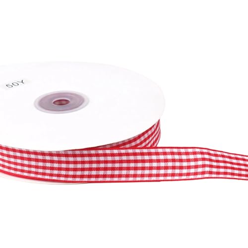 Geschenkbänder Bastelband Gingham Ribbon Dekorative Band Für Handwerksumschläge Party Dekoration von ANMITI