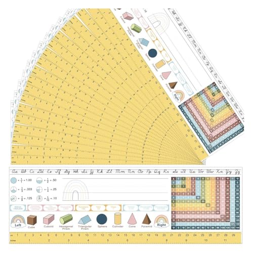 ANNJUC Namensschilder für Schüler, für Klassenzimmer, wasserdicht, Boho-Schreibtisch, Namensschilder, Manuskript-Namensschilder, 30 Stück von ANNJUC