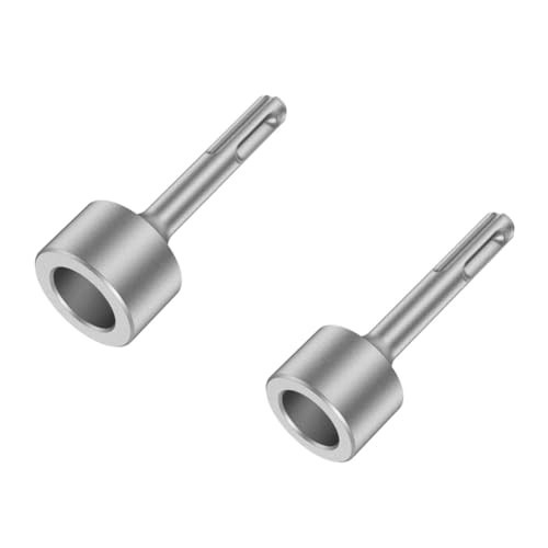 ANNJUC SDS-Plus Stahlbohrer-Teile-Set mit rundem von 19 mm und 21 mm, geeignet für elektrische Hammerbohrungen, Erdungsstäbe von ANNJUC