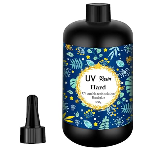 ANNJUC UV-Harz, 500 g, transparentes UV-Härtungsharz, klar, hart, für DIY-UV-Harz, Schmuckherstellung von ANNJUC