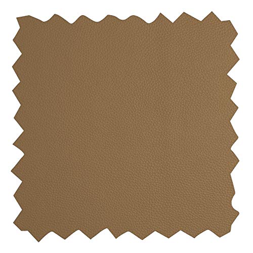 Kunstleder Lederimitat Polsterstoff Meterware Kunststoffleder Nappaleder Braunbeige 100x140cm viele Farben und Größen von ANRO