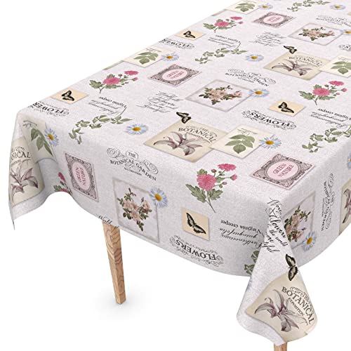 Tischdecke abwaschbar Wachstuch Wachstuchtischdecke 200 x 140cm Schnittkante Botanical Nature Gartentischdecke Wachstuch Tischdecke abwaschbar Wachstuch Wachstuchtischdecke 200 x 140cm Schnittkante Botanical Nature Gartentischdecke Wachstuch von ANRO