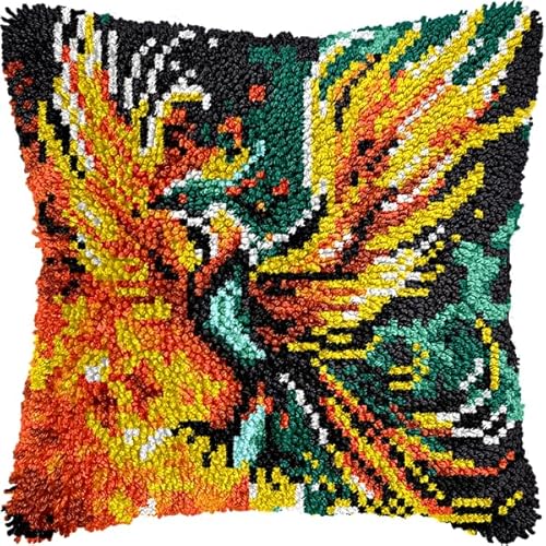 ANSIWEIGO Kissenbezugsset mit Tiermotiven, quadratische Kissenbezüge mit Reißverschluss, handwaschbar, gewebtes Polyesterdekor für Wohnzimmer und Schlafzimmer, 43 x 43 cm von ANSIWEIGO