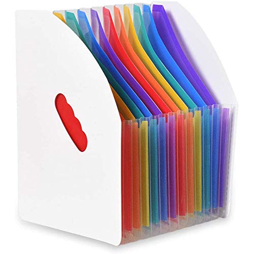 ANSO Erweitern Des Ordners für Dateihalter Stehend A4 Vertical File Organizer Magazine Korb Desktop 13 File Halter von ANSO