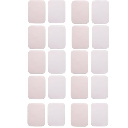 10 Paar Klettband Selbstklebend,Waschbare Sofa Antirutsch Klettverschluss,Teppichstopper,Starke Klebrige Antirutschmatte für Sofa,Nicht Klebstoff Nylon Klettband Nähen für DIY (Rosa, 6x6cm) von ANXJLEO