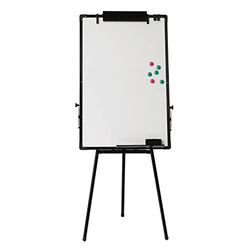 Whiteboard Staffelei Whiteboard mit Ständer Magnetischer vertikaler Bilderrahmen Höhenverstellbar Klappbar 91X61 cm Für Büros Schulen von AOAPUMM