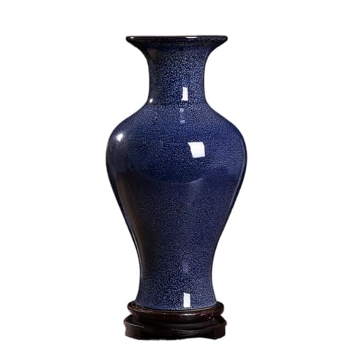 Vintage Keramikvase Brennofen Transformation Sternenhimmel Schatz Blau Ji Blaue Vase Jingdezhen Keramik Wohnzimmer Porzellan Ornament Vase Aus Keramik(C) von AODALYA