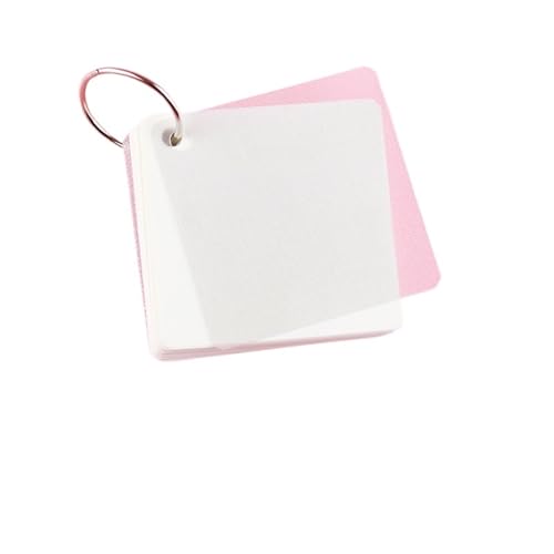 Leere Karteikarten 5 stücke 80 blätter/pc Leere Karteikarte Mit Ring Tragbare Tasche Memo Pads Leere Studie Notizblöcke for speicher Lernen Studieren Büro Liefert(StyleB) von AOEGBY