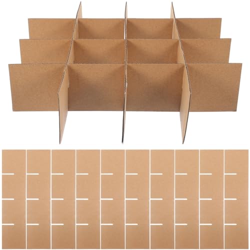 6 pcs Cardboard Moving Cardboard Boxes Glass Dish Cardboard von AOKWAWALIY