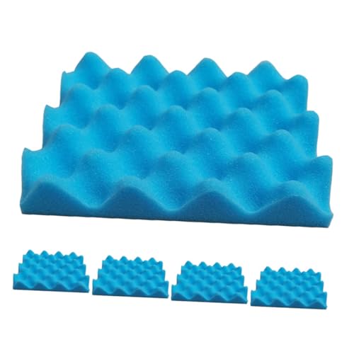 AOKWAWALIY 5 x trockene Ton-Schwamm-Matten, Fondant-Modelliermatte, Fondant-Schwammmatte, Fondant-Kuchen-Modellierwerkzeuge, transparente Silikonmatte, Ton, Trocknungsform, Zubehör, ultraleicht von AOKWAWALIY